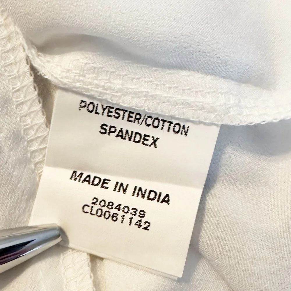 Eshakti Zapelle Fit and Flare Mock Neck Black and White Dress - Large (14) - Picture 7 of 15